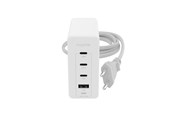 Mobil - Adaptere og ladere - Mophie USB-C 120W Wall Adapter PD HUB (3xUSB-C + 1xUSB-A) GaN - White - 409909309