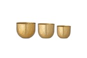 Dekorasjon - Bloomingville Creative Collection - Set of 3 - Bati Flowerpots - Brass (82059653) - 82059653