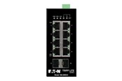 Switch/splitter - Tripp Lite Eaton  series 8-Port Managed Industrial Gigabit Ethernet Switch - 10/100/1000 Mbps 2 GbE SFP Slots -40° to 75°C DIN Mount - NGI-M08C2