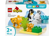 LEGO® - LEGO DUPLO 10442 Villdyrfamilier: Pingviner og løver - 10442