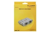 Nettverksadapter - DeLOCK USB 2.0 to 4 Port Serial HUB - 87414