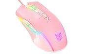 Mus - ONIKUMA CW905 Wired - Gaming mus - Optisk - 7 - Rosa med RGB - CW905P