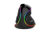 Mus - DeLUX Wired Vertical Mouse M618Plus 4000DPI RGB - Ergonomisk mus - 6 - Svart - M618Plus