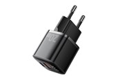 Mobil - Adaptere og ladere - Essager Charger USB-C+USB-A 20W GaN (black) - ECTAC-HMB01-P