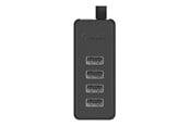 USB-hub - ORICO W5P-30 USB to 4x USB 2.0 Hub Adapter (black) USB-hub - USB 2.0 - 4 porter - Svart - W5P-U2-030-BK-EP-IP