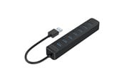 USB-hub - ORICO TWU3 USB to 7x USB 3.0 Hub Adapter (black) USB-hub - USB 3.0 - 7 porter - Svart - TWU3-7A-BK-EP-IP