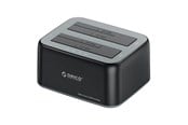 Harddisk - Tilbehør - ORICO docking station for 2.5" / 3.5" HDD / SSD 5Gbps USB-A to USB-B with cloning function (black) - 6829C3-V1-EU-BK-BPIP