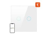 Smarthus - Avatto Smart Light Switch ZigBee ZTS02-EU-W2 2 Way TUYA (white) - ZTS02-EU-W2