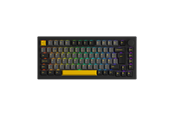 Tastatur - Akkogear 5075B Plus-S Black & Gold Fairy Silent - Gamingtastatur - Uten numpad - Nordisk - Svart - 6925758629140