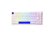 Tastatur - Akkogear MOD 007B PC Blue on White V3 Piano Pro - Gamingtastatur - Uten numpad - Nordisk - Hvit - 6925758629164