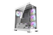 Kabinett - Darkflash Computer case DS900 (white) + 7 ARGB Fans - Kabinett - Miditower - Hvit - DS900 White + fans