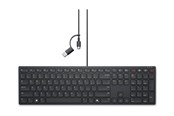 Tastatur - Dell Wired Collaboration Keyboard KB525C - keyboard - QWERTY - Pan Nordic - black Input Device - Tastatur - Nordisk - Svart - KB525C-PN-EMEA