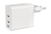 Mobil - Adaptere og ladere - XtremeMac 65W Dual USB-C Charger | Eco-Friendly PD for MacBook & iPhone - XWH-SPC60-03