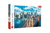 Puslespill - Trefl Puzzle - Brooklyn Bridge New York USA (1000 pieces) Gulv - TFL10725