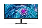 Skjerm - 34" Philips E-line 346E2CUAE - 3440x1440 - 100Hz - VA - 65W USB - 346E2CUAE/23