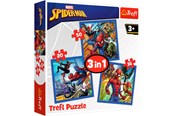 Puslespill - Trefl Puzzle - Spider-man - Spider Force (3in1) Gulv - TFL34841