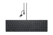 Tastatur - Dell Wired Collaboration Keyboard KB525C - keyboard - AZERTY - French - black Input Device - Tastatur - Fransk - Svart - KB525C-FR-EMEA