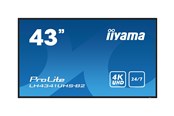 Digital skilting & Hotell TV - iiyama ProLite LH4341UHS-B2 43" Class (42.5" viewable) LED-backlit LCD display - 4K - for digital signage - LH4341UHS-B2