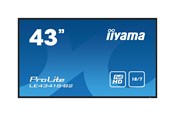 Digital skilting & Hotell TV - iiyama ProLite LE4341S-B2 43" Class (42.5" viewable) LED-backlit LCD display - Full HD - for digital signage - LE4341S-B2