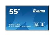 Digital skilting & Hotell TV - iiyama ProLite LH5565UHSB-B1 55" Class (54.6" viewable) LED-backlit LCD display - 4K - for digital signage - LH5565UHSB-B1