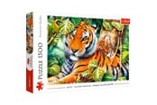 Puslespill - Trefl Puzzle - Two tigers (1500 pieces) Gulv - TFL26159