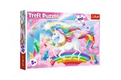 Puslespill - Trefl Puzzle - Into the crystal world of unicorns (100 pieces) Gulv - TFL16364