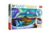 Puslespill - Trefl Puzzle - Crazy Shapes - Aurora over Iceland (600 pieces) Gulv - TFL11114