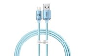 USB - Baseus USB cable for iP  Crystal Shine 2.4A 1.2m (blue) - CAJY001103