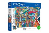 Puslespill - Trefl Puzzle - Unlimited Fit - EYE-SPY - SNEAKY PEAKERS: Amsterdam The Netherlands (1000 pieces) Gulv - TFL10710