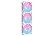 Kabinettvifte - Corsair iCUE LINK RX120 RGB MAX (3-pack) - Kabinettvifte - 120mm - Hvit med RGB-lys - 36 dBA - CO-9051038-WW