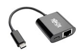 Nettverksadapter - Tripp Lite Eaton  Series USB C to Gigabit Ethernet Adapter USB Type C to Gbe PD Charging - U436-06N-GB-C