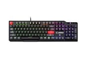 Tastatur - MSI Vigor GK41 DUSK - keyboard - QWERTY - US Input Device - Gamingtastatur - Amerikansk Engelsk - Grå - S11-04USB01-CLA