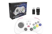 Spill - Tilbehør - Retro-Bit PRO - White - Controller - Sega Saturn - 7350002934937