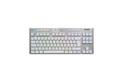 Tastatur - Logitech G G915 X LIGHTSPEED - TKL - Tactile - 80 % (TKL) - Gamingtastatur - Amerikansk Engelsk - Hvit - 920-012737