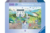 Puslespill - Ravensburger Coastal Cottage 1000p - 12001104