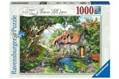 Puslespill - Ravensburger Flower Hill Lane 1000p - 12000131