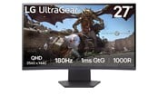 Skjerm - 27" LG UltraGear 27GS60QC-B - 2560x1440 (QHD) - 180Hz - VA - 27GS60QC-B.AEUQ