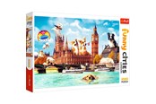 Puslespill - Trefl Puzzle - Funny Cities - Dogs in London (1000 pieces) Gulv - TFL10596