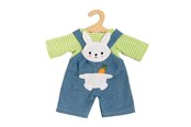 Dukker, Bamser & Utstyr - Heless Doll Dungarees with Striped Shirt Bunny Lou 35-45 - 2316