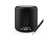 Skrivebordstilbehør - Tenwin 8035-1 electric sharpener with container for battery / USB (black) - TW8035-1