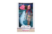 Dukker, Bamser & Utstyr - Lauren Teenage Doll Diver with Glitter Dolphin - 04215A