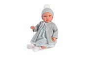 Dukker, Bamser & Utstyr - Asi Leonora baby doll in blue flowerprint dress - 24185940