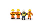 Dukker, Bamser & Utstyr - Tidlo Wooden Dollhouse Dolls Construction Workers - T0241