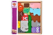 Babyleker - Eichhorn Wooden Animal Shapes in Wooden Box 14 pcs. - 100003772