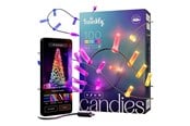 Smarthus - Twinkly Candies - string lights - LED x 100 - 7 W - RGB light - candle - transparent - TWKC100RGB-T