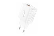 Mobil - Adaptere og ladere - Foneng EU56 1xUSB-A 1xUSB-C 20W Power Charger (White) - EU56 Single