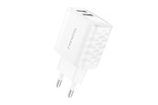 Mobil - Adaptere og ladere - Foneng EU53 2xUSB-A 2.4A Power Charger (White) - EU53 single