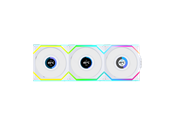 Kabinettvifte - Lian Li UNI FAN SL Wireless LCD Reverse 3 pack White - Kabinettvifte - 120mm - Hvit med RGB-lys - 29 dBA - G99.12RSLLCD1W3W.00