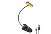 Lamper - Glocusent wireless lamp with clip USB-C 650mAh timer (black) - GLCSNTA1801