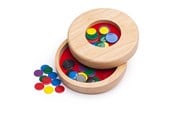 Brettspill & Puslespill - Bigjigs Tiddly Winks Wooden Flea Game - BJ154